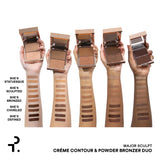 Contorno en Crema y Bronzer en Polvo Major Sculpt