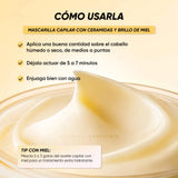 Mascarilla Capilar Hidratante con Terapia de Ceramidas Honey Gloss
