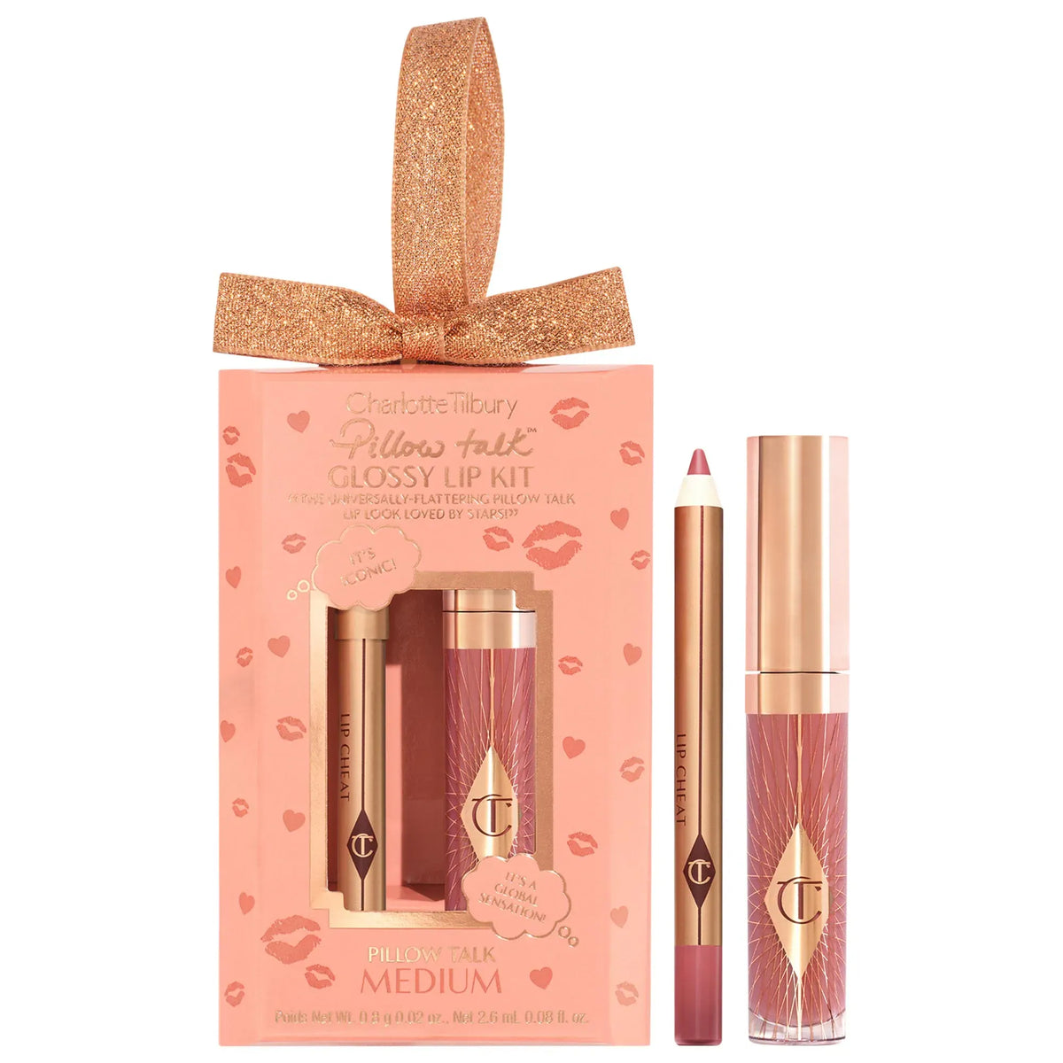 Mini Pillow Talk Glossy Lip Duos - Medium (E.I)