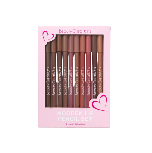 Wooden Lip Pencil Set x12